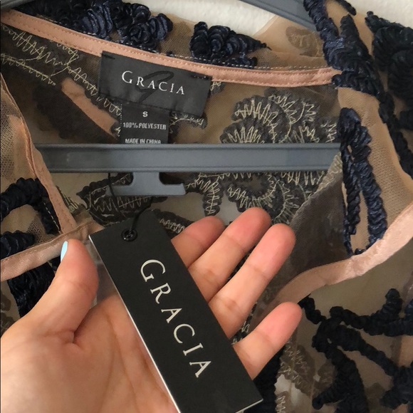 NEW** Garcia Lace Kimono - Picture 4 of 6